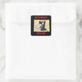 WYOMING DREAM VIERKANTE STICKER (Tas)