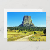 Wyoming, Duivels Toren Briefkaart (Voorkant / Achterkant)