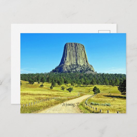Wyoming, Duivels Toren Briefkaart (Voorkant / Achterkant)