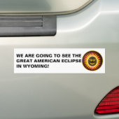 Wyoming Eclipse Bumpersticker (Op auto)