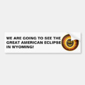 Wyoming Eclipse Bumpersticker (Voorkant)