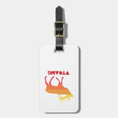 Wyoming Elk Bagagelabel (Voorkant verticaal)