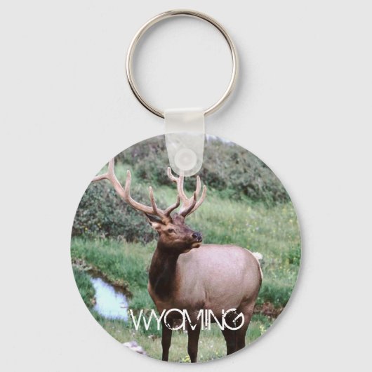 WYOMING ELK Sleutelhanger (Voorkant)