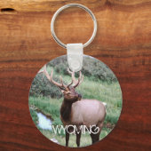 WYOMING ELK Sleutelhanger (Voorkant)