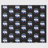 WYOMING EQUALITY STATE FLAG CADEAUPAPIER (Vlak)