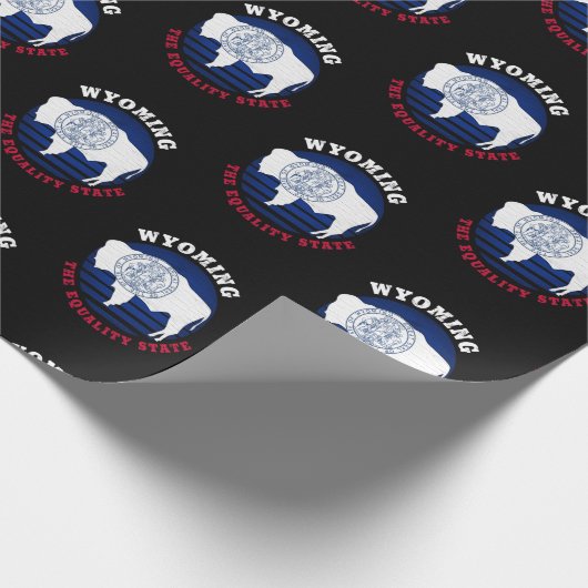WYOMING EQUALITY STATE FLAG CADEAUPAPIER (Hoek)