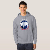 WYOMING EQUALITY STATE FLAG HOODIE (Voorkant volledig)