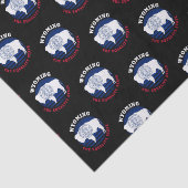 WYOMING EQUALITY STATE FLAG TISSUEPAPIER (Detail)