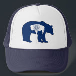 Wyoming Flag Bear Trucker Pet<br><div class="desc">The least populous state in the Union is also one of the most incredibly gorgeous and has lots of bears! Show your love for Wyoming!</div>