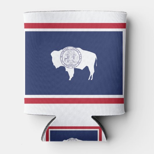 Wyoming Flag Blikjeskoeler (Voorkant)