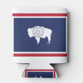 Wyoming Flag Blikjeskoeler (Achterkant)