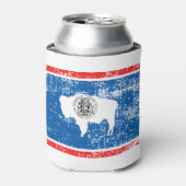 Wyoming Flag Blikjeskoeler (Blikje Voorkant)