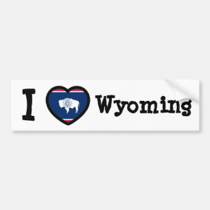 Wyoming Flag Bumpersticker