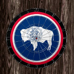 Wyoming Flag Dartboard & Wyoming/USA game board Dartbord<br><div class="desc">Dartboard: Wyoming & Wyoming flag darts,  familieleuke games - hou van mijn land,  zomergames,  vakantie,  vaders dag,  verjaardagsfeest,  universiteitsstudenten/sportfans</div>
