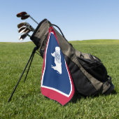 Wyoming Flag Golfhanddoek (Groen)