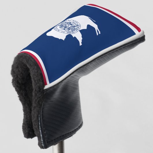 Wyoming Flag Golfheadcover (3/4 voorkant)