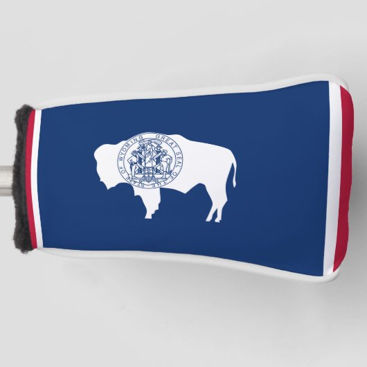 Wyoming Flag Golfheadcover (Voorkant)