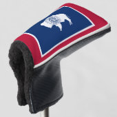 Wyoming Flag Golfheadcover (3/4 voorkant)