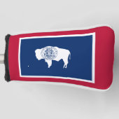 Wyoming Flag Golfheadcover (Voorkant)