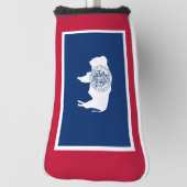 Wyoming Flag Golfheadcover (Draai 90)