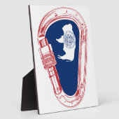 Wyoming Flag Klim Carabiner Fotoplaat (Zijkant)