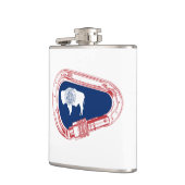 Wyoming Flag Klim Carabiner Heupfles (Links)