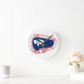 Wyoming Flag Klim Carabiner Ronde Klok (Huis)