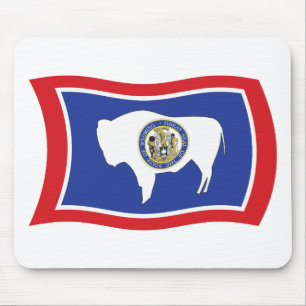 Wyoming Flag Mousepad Muismat
