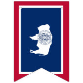 Wyoming Flag Party, bunting Banners / bruiloft (Tweede vlag)