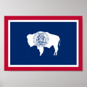 Wyoming Flag Poster (Voorkant)