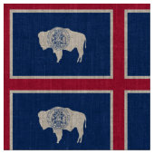 Wyoming Flag Stof (Close Up)