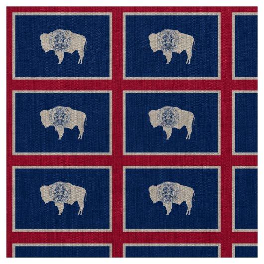 Wyoming Flag Stof (Swatch)