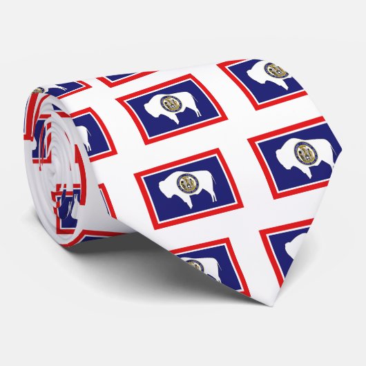 WYOMING FLAG STROPDAS (Opgerold)