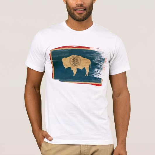Wyoming Flag T-Shirt (Voorkant)