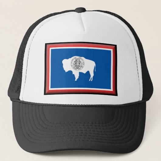Wyoming Flag Trucker Pet (Voorkant)