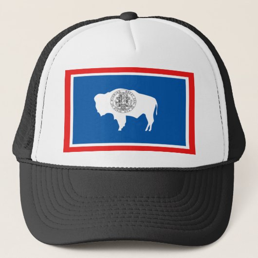 Wyoming Flag Trucker Pet (Voorkant)