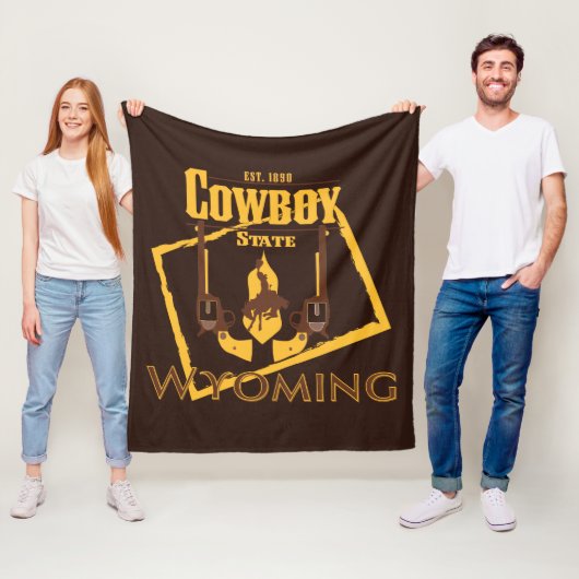 Wyoming Fleece Blanket (In situ)