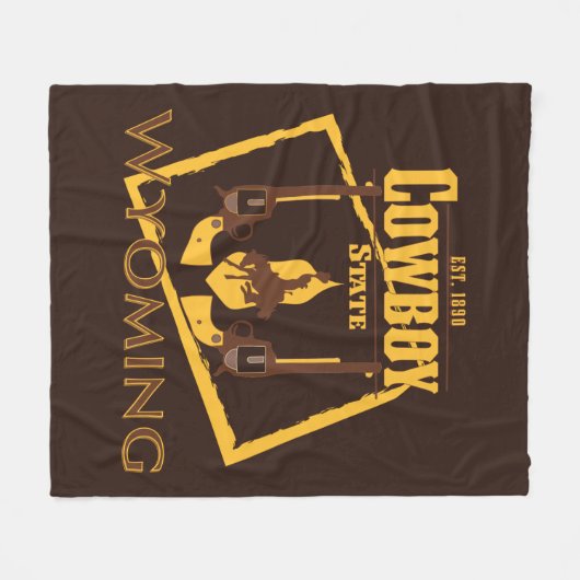Wyoming Fleece Blanket (Voorkant (Horizontaal))