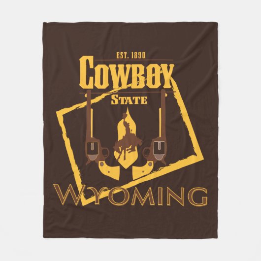 Wyoming Fleece Blanket Deken (Voorkant)