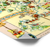 Wyoming Funny  Map Poster (Hoek)