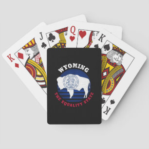 WYOMING GELIJKHEID STAATSVLAG POKERKAARTEN