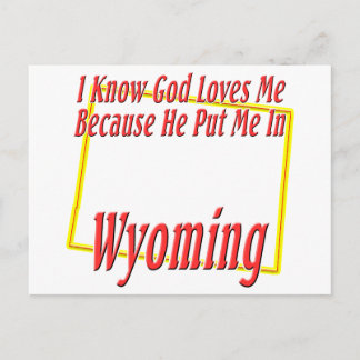 Wyoming - God houdt van mij Briefkaart