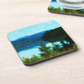 Wyoming Grand Teton Mountains Abstract Bier Onderzetter (Linkerzijde)