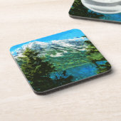 Wyoming Grand Teton Mountains Abstract Drankjes Onderzetter (Linkerzijde)