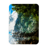 Wyoming Grand Teton Mountains Abstract Magneet (Verticaal)