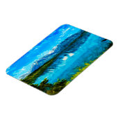 Wyoming Grand Teton Mountains Abstract Magneet (Linkerzijde)