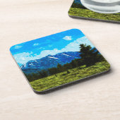 Wyoming Grand Teton Mountains Abstract Onderzetter (Linkerzijde)