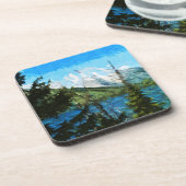 Wyoming Grand Teton Mountains Abstract Onderzetter (Linkerzijde)