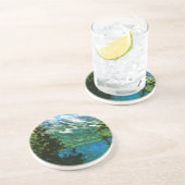 Wyoming Grand Teton Mountains Abstract Zandsteen Onderzetter (Zijkant)