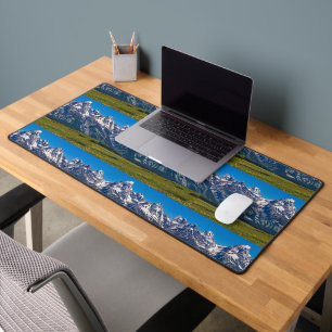 Wyoming Grand Teton Mountains - Alpenweide  Bureaumat